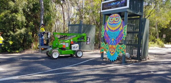 Public Art - Tawny installation