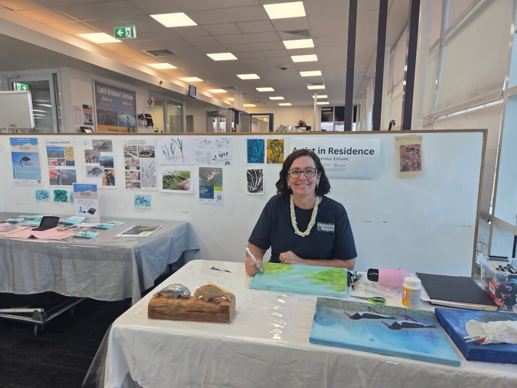 Artist in Residence Gladstone Airport Katrina Elliott