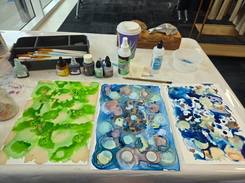 Artist in Residence Gladstone Airport Katrina Elliott