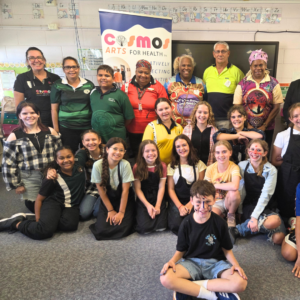 Collaborative art projects in education